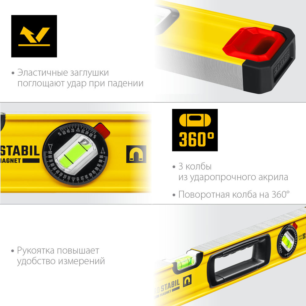 Лента клейкая двухсторонняя на тканевой основе Professional STAYER 50 мм 10 м 1217-10  