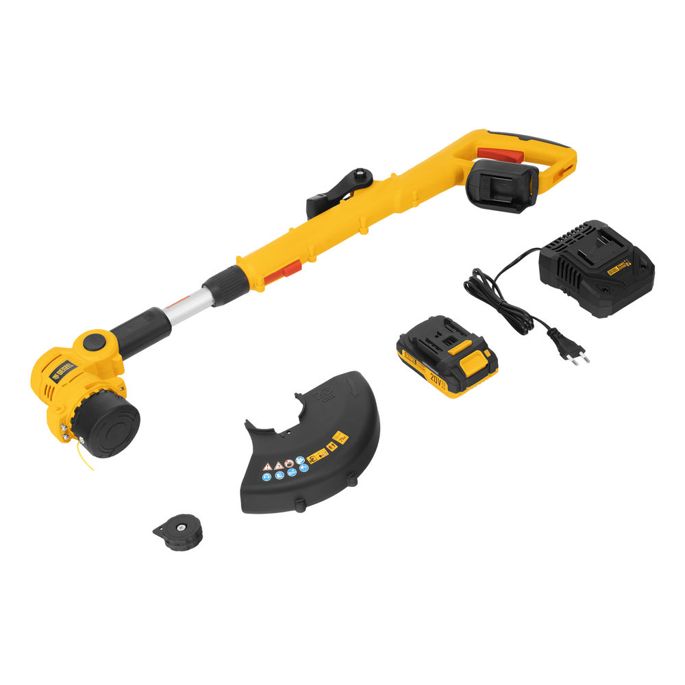 Триммер аккумуляторный GT-230, 230 мм, Li-Ion, 20 В Denzel (58701)