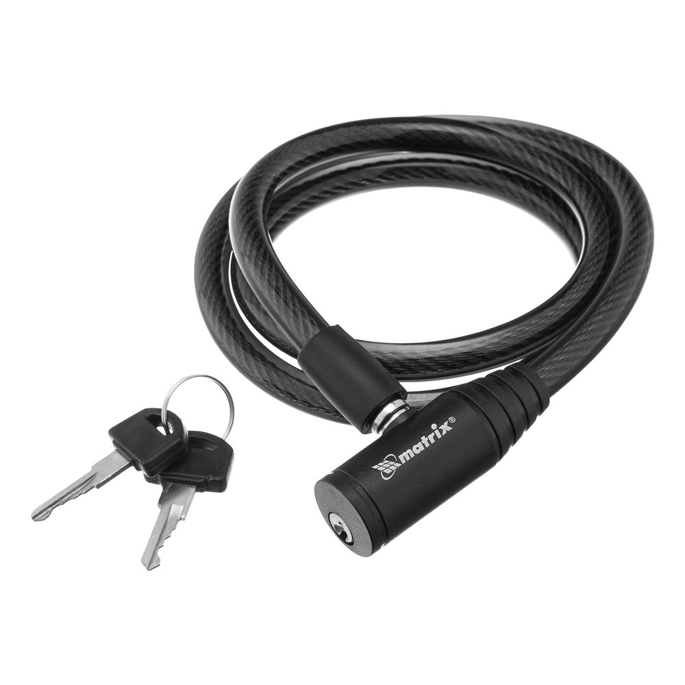 Замок тросовый универсальный, 10 х 960 мм Matrix (91832)