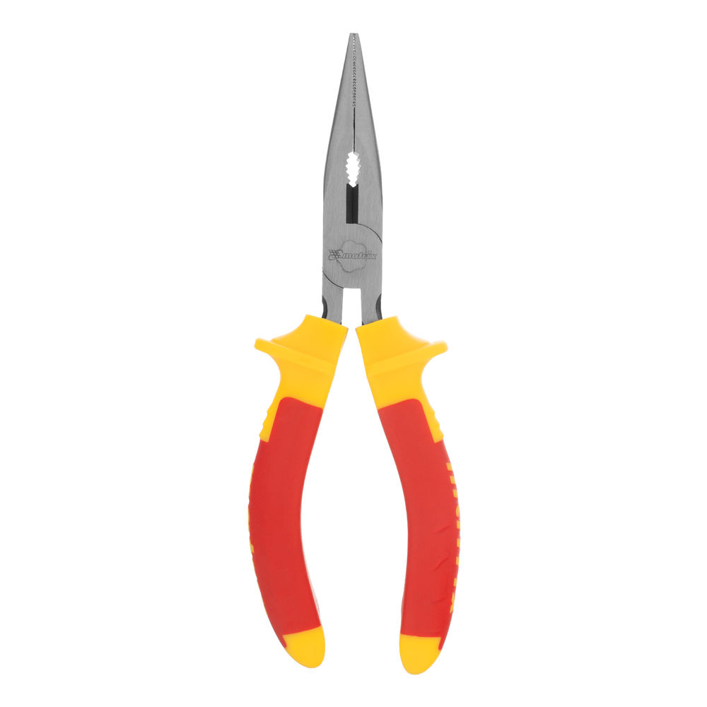 Длинногубцы прямые Insulated, 160 мм, двухкомпонентные рукоятки Matrix Professional (17101)