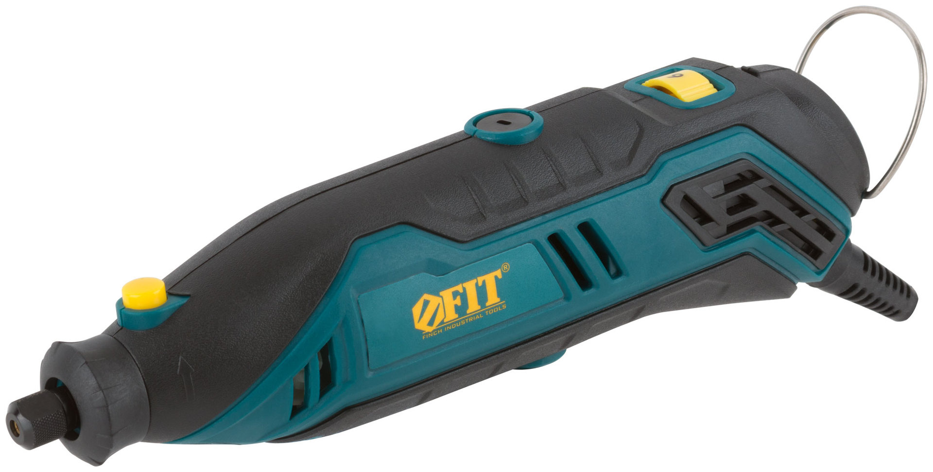 Гравировальная машина 130 Вт; 10000-35000 об/мин; 2,4/3,2 мм; БС щеток; набор насадок 210 шт.; кейс (80598)