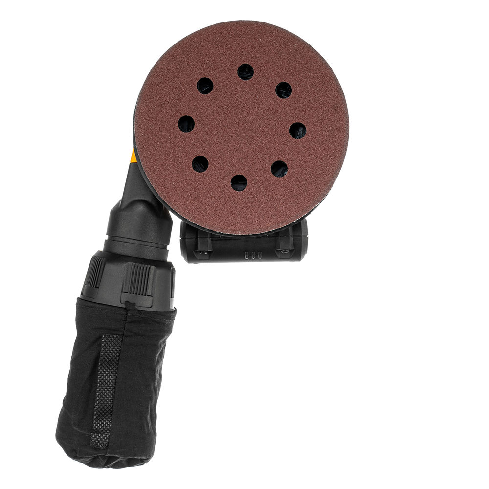 Машина шлифовальная эксцентриковая аккумуляторная COS-125, 18В Li-Ion Denzel (28470)