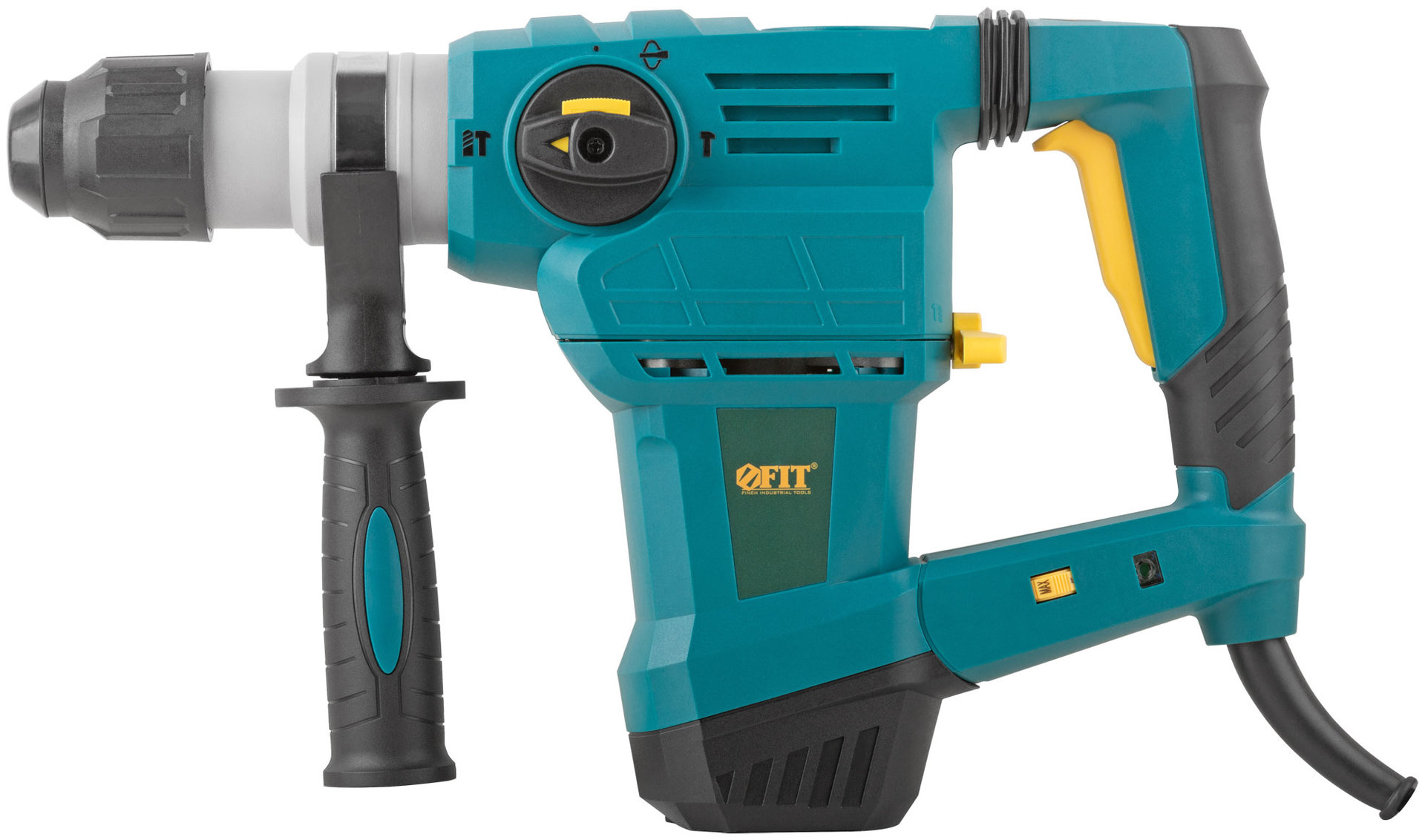 Перфоратор демонтажный 1500 Вт; 0-950 об/мин; 0-4300 уд/мин; 5 Дж; 3 реж.; SDS-PLUS; БС щеток; 5,2 кг; кейс (80117)