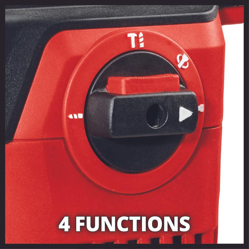 Перфоратор Einhell TE-RH 32-1600 4F,SDS plus,1600вт,4.5Дж,32мм,3реж,кейс E-box (4258508)