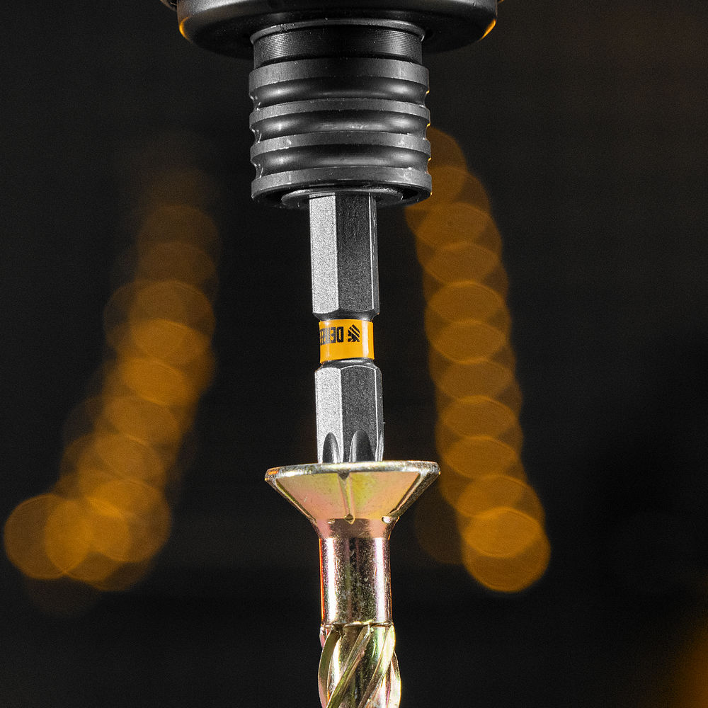 Бита TX 40х50, сталь S2, шестигранный профиль, 10 шт. Е 6,3 Denzel (11672)