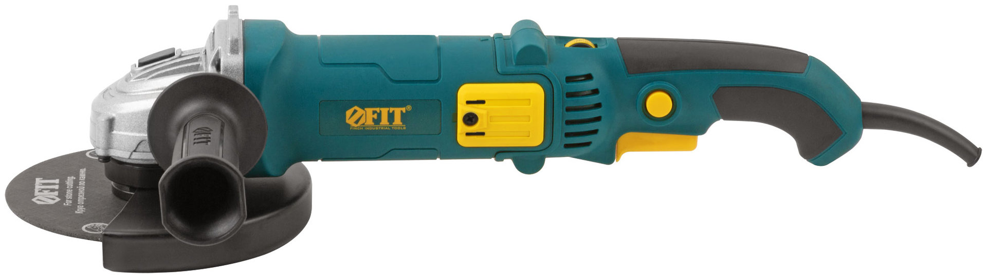 Шлифмашина угловая 1400 Вт; 0-10000 об/мин; КлК 150 мм; 2,5 кг; армир.ротор; б/с щеток; коробка (80326)