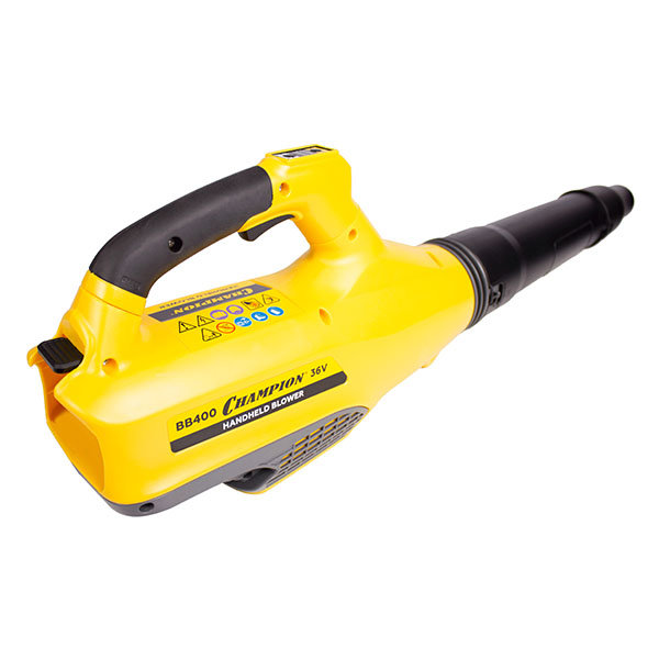 Воздуходувка аккумуляторная 36В 4,0Ач Li-ion2,4кг20мин810м?/ч52,7м/сек безАКБиЗУ CHAMPION BB400