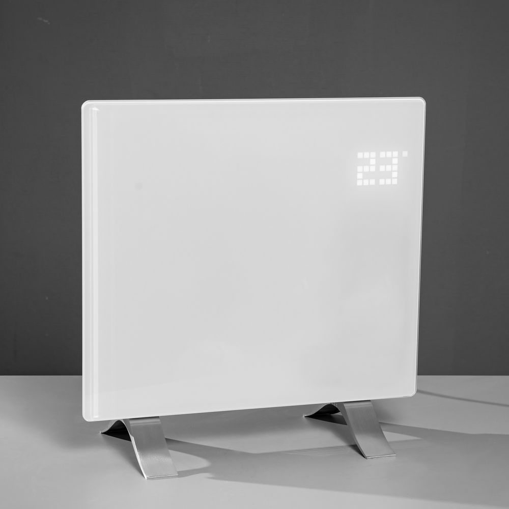 Конвектор электрический OptiPrime-1000, Wi-Fi, тачс, цифровой термостат, 1000 Вт Denzel (98121)