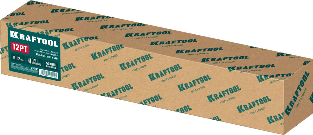 Ручной станок для гибки арматуры 12 PT, плавный гиб, на подшипнике KRAFTOOL 23305