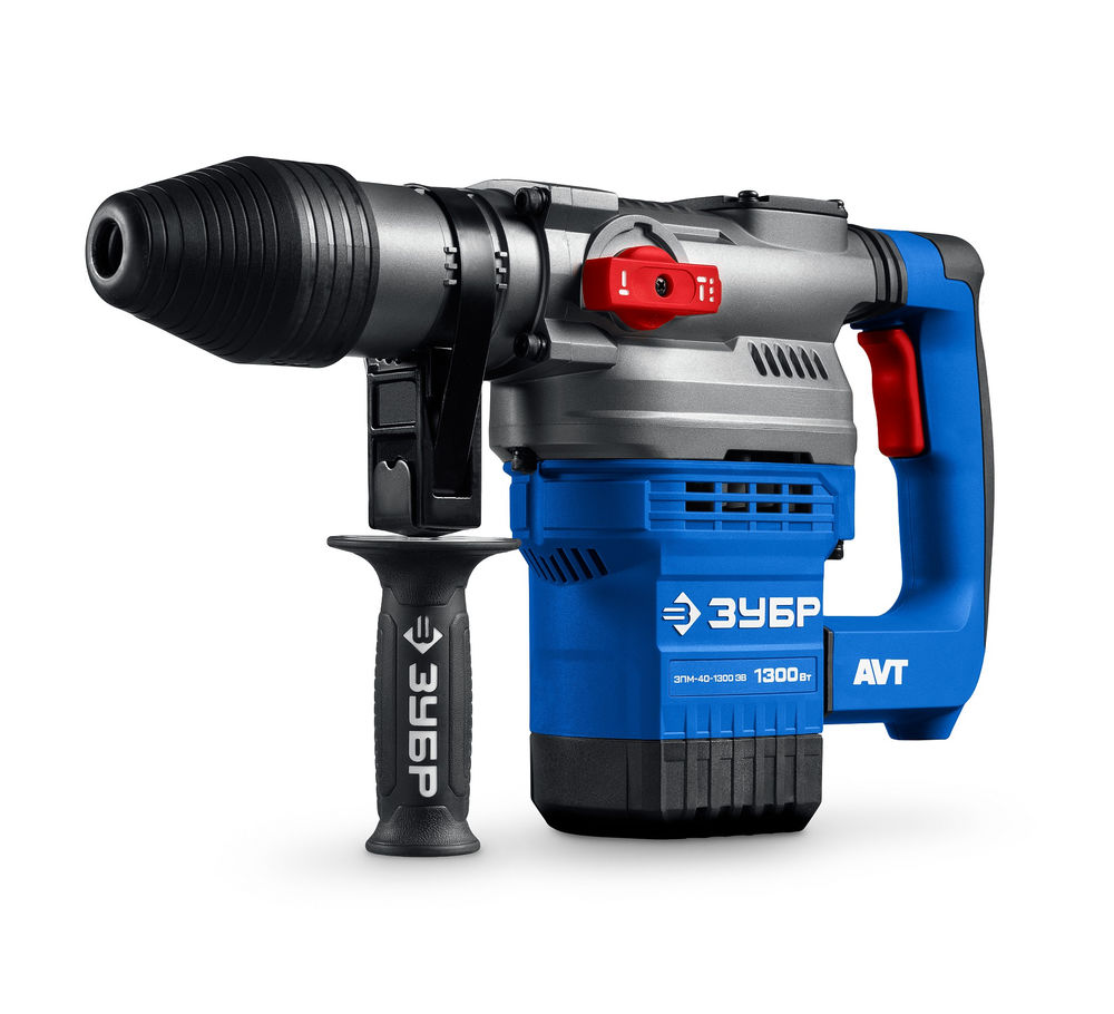 Перфоратор SDS-Max 40 мм 1300 Вт АВТ Профессионал ЗУБР ЗПМ-40-1300 ЭВ