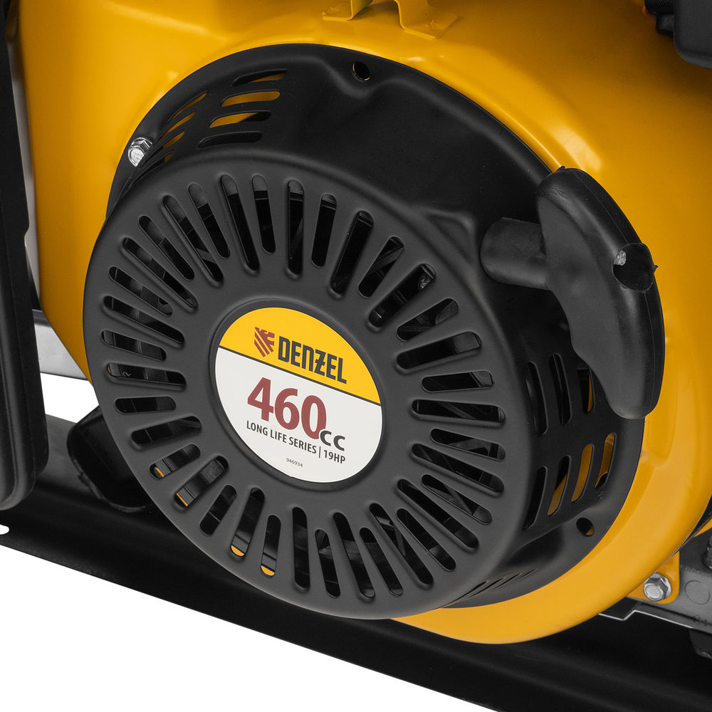 Генератор бензиновый PS 90 EA, 9.0 кВт, 230В, 25 л, коннектор автоматики, электростартер Denzel (946934)