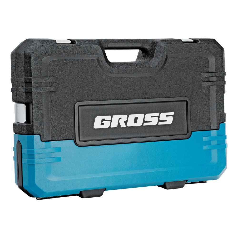 Набор инструментов, 1/4, 1/2, CrV, 120 зубьев, 115 предметов Gross