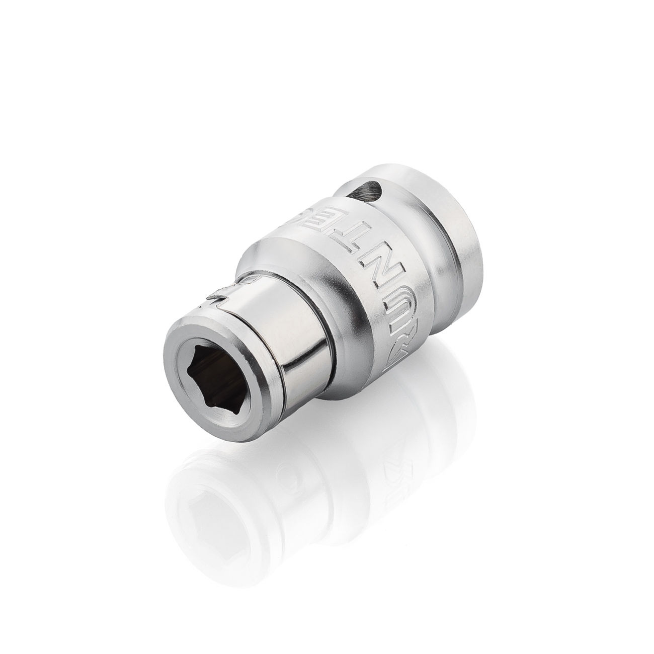 RUNTEC RT-H12A516B Переходник-адаптер для бит RUNTEC CrV, 1/2 DR - 5/16 HEX (RT-H12A516B)