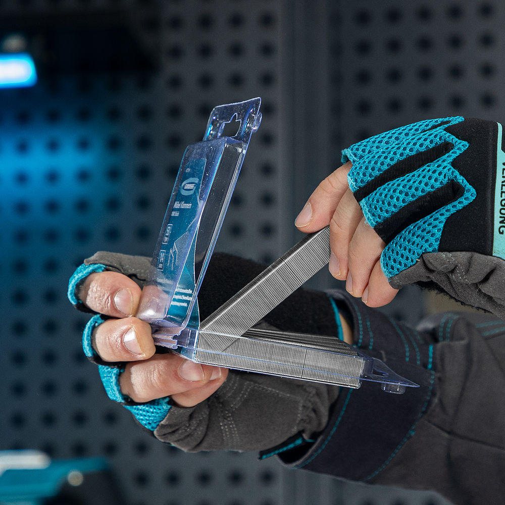 Скобы, 14 мм, для мебельного степлера, усиленные, тип 53, 1000 шт Gross (41714)