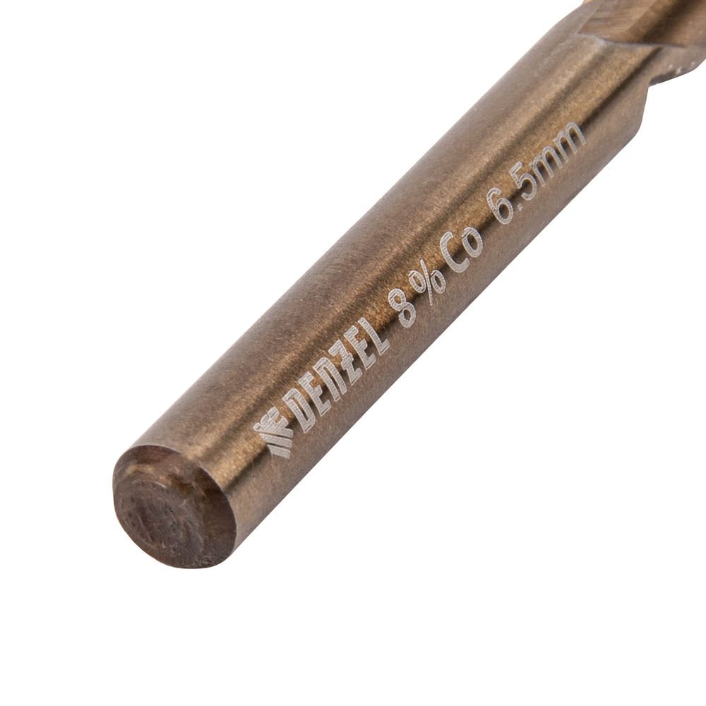 Сверло по металлу, 6,5 мм, HSS Co-8%// Denzel (71446)