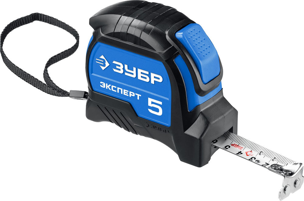 ЗУБР ЭКСПЕРТ, 5 м х 25 мм, рулетка с автостопом, Профессионал (34057-05-25_z02)