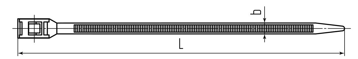 Стяжка нейлоновая КСГ 8х400 (зел) (100шт) (Fortisflex) (74249)