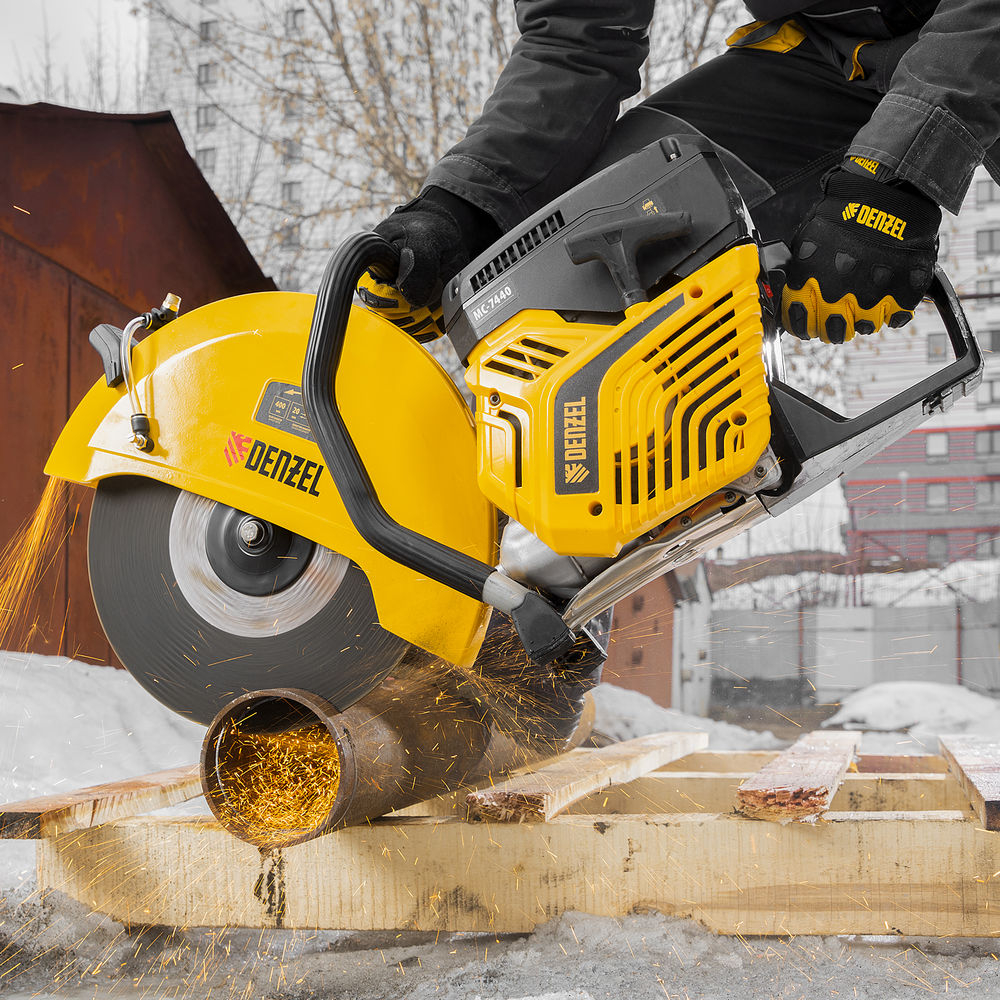 Бензорез МС-7440, 74 см3, диаметр диска 400 мм DENZEL (66302)