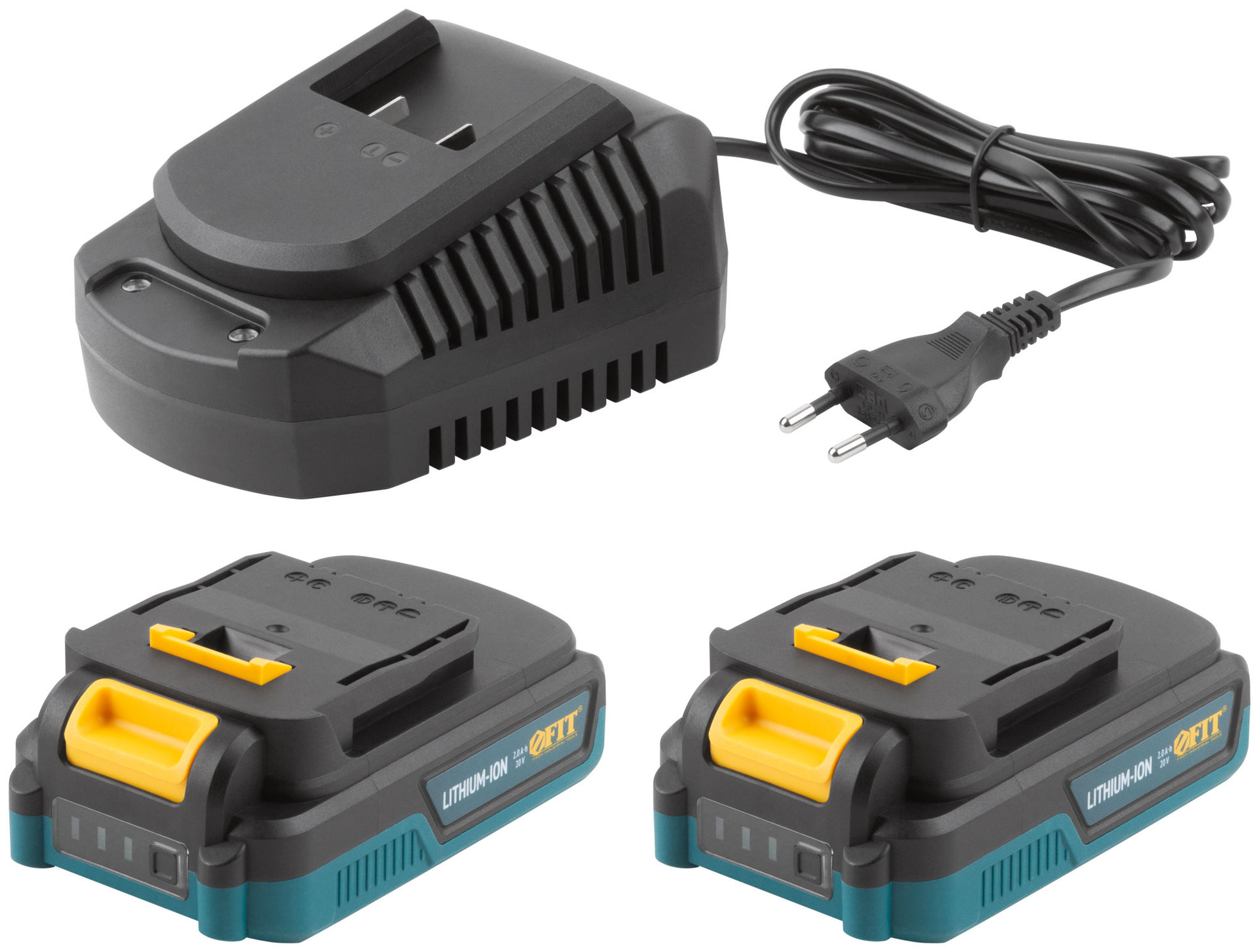 Дрель-Шуруповерт акк. 20 В; 0-400/1400 об/мин; 50 Нм; 2 (Li-Ion) 2,0 Ач; 1,5 ч.; бесщеточный; рез. накл.; кейс (80130)