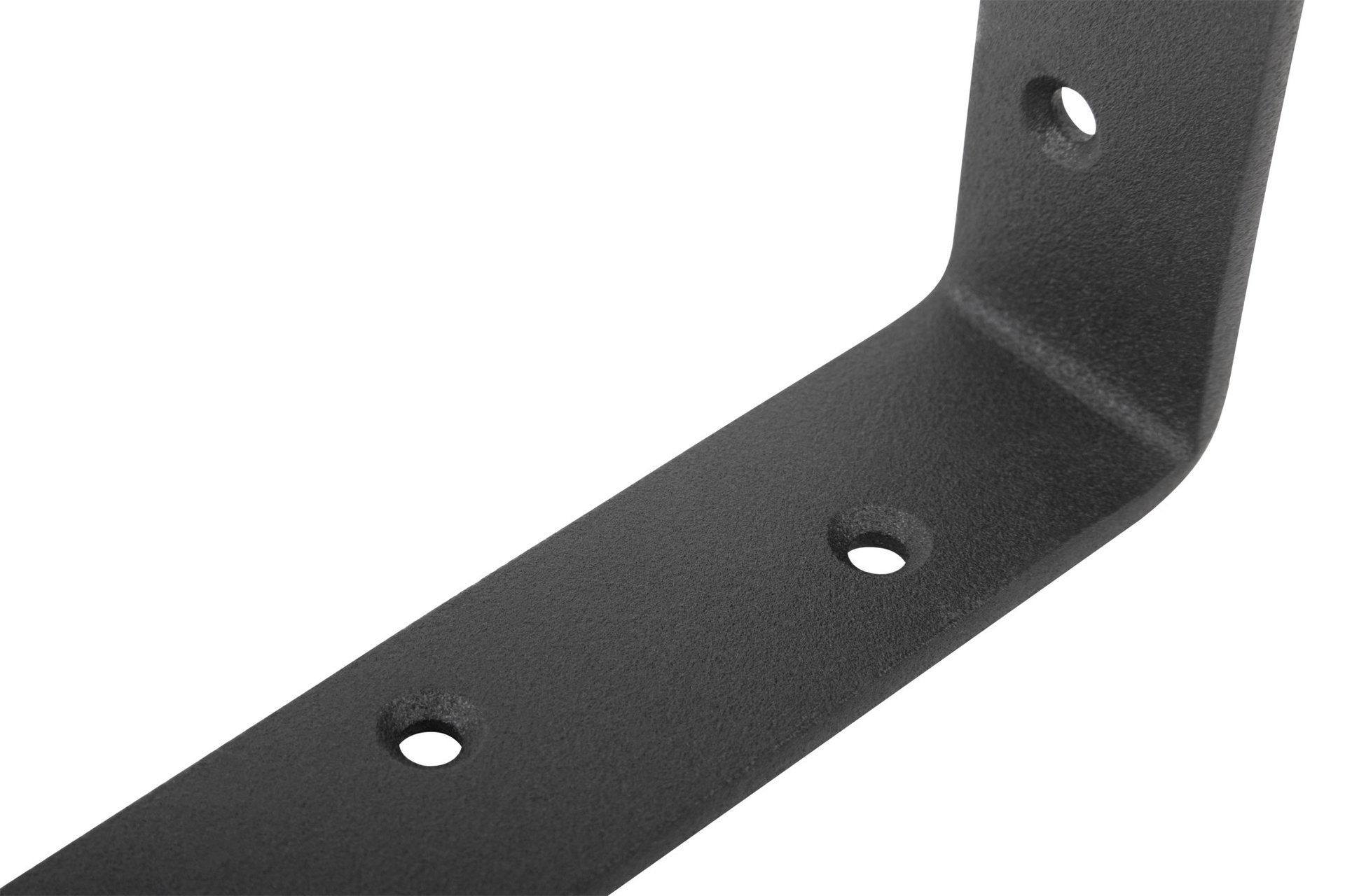 Уголок-кронштейн усиленный черный 250х200 мм (66106)