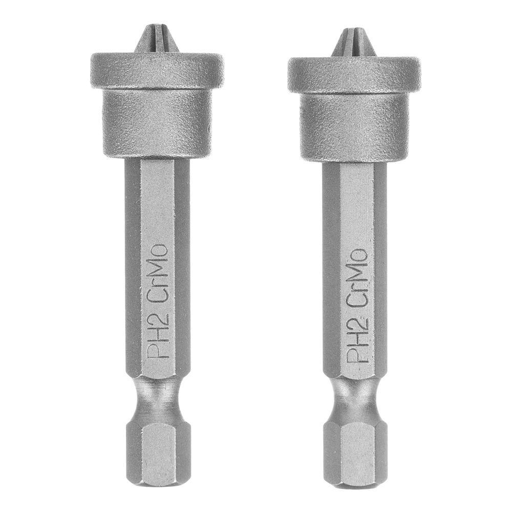 Бита PH2x50 мм с ограничителем для ГКЛ, 2 шт, CrMo Сибртех (11461)