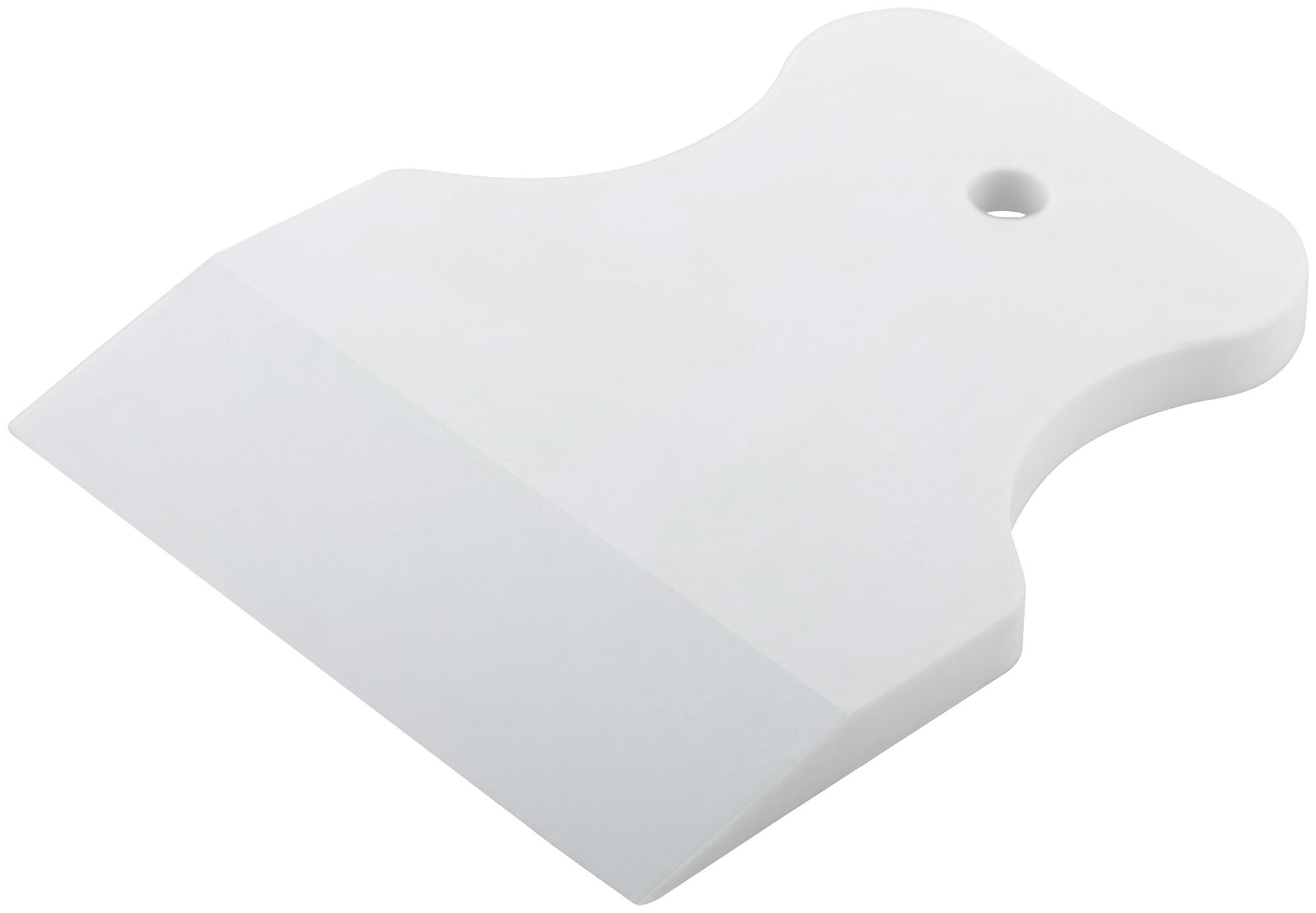 Шпатель резиновый белый 80 мм (06863)