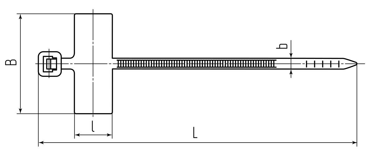 Стяжка нейлоновая КСМ 3x100 (бел) (100шт) (Fortisflex) (55810)