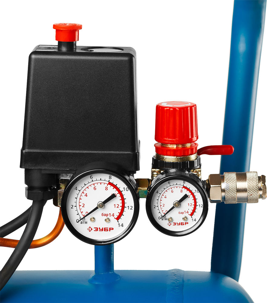 Компрессор масляный 240 л/мин, 50 л, 1500 Вт ЗУБР Профессионал ЗКПМ-240-50-1.5