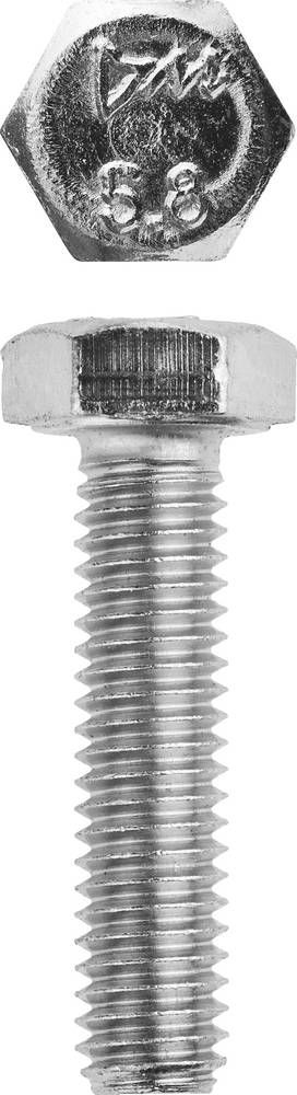 Болт M6 x 25 мм, кл. пр. 5.8, цинк, 5 кг, ГОСТ 7798-70 ЗУБР 303080-06-025