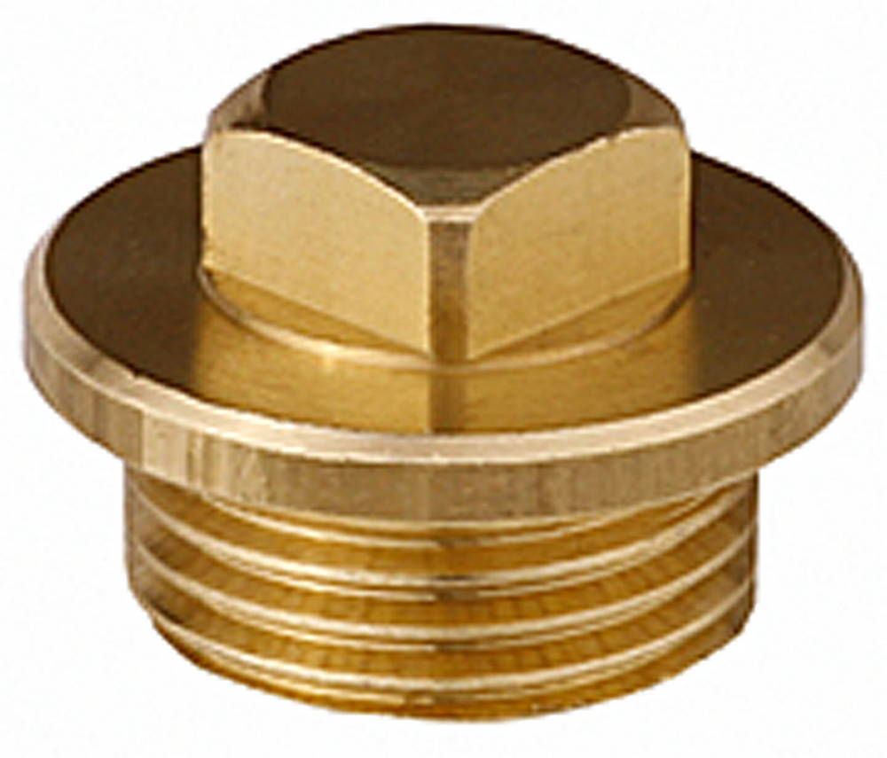 GENERAL FITTINGS 3/4?, с прижимной шайбой, никель, заглушка (51099-3/4)