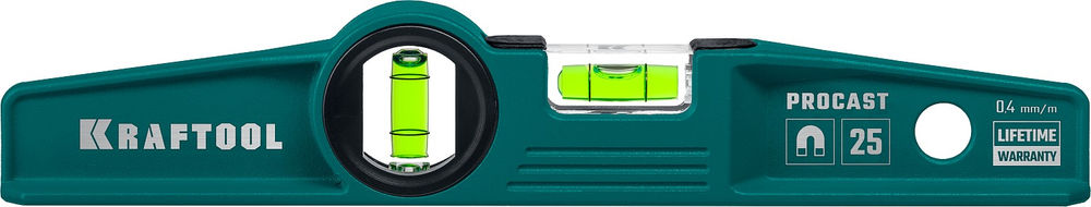 Литой уровень PROCAST, 250 мм KRAFTOOL 34717-025
