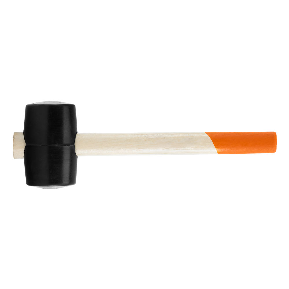 Киянка резиновая, 340 г, черная резина, деревянная рукоятка Sparta