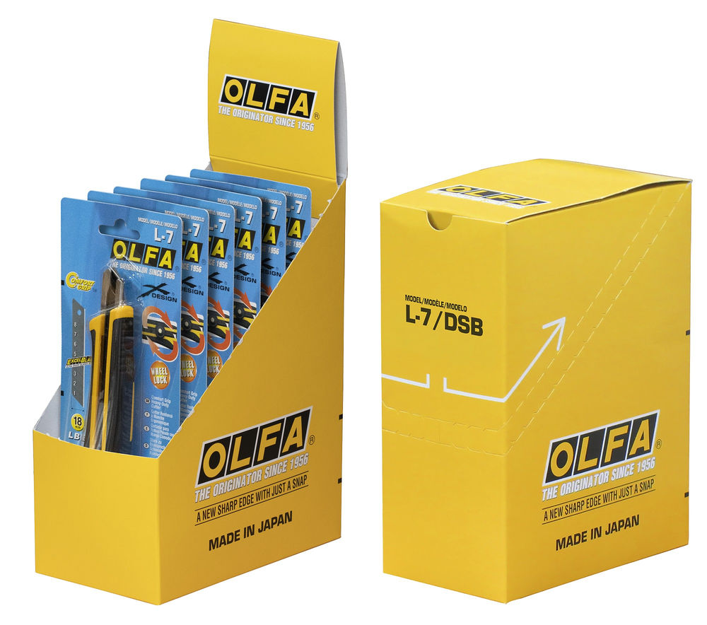 Трещоточный нож 18 мм OLFA OL-L-7