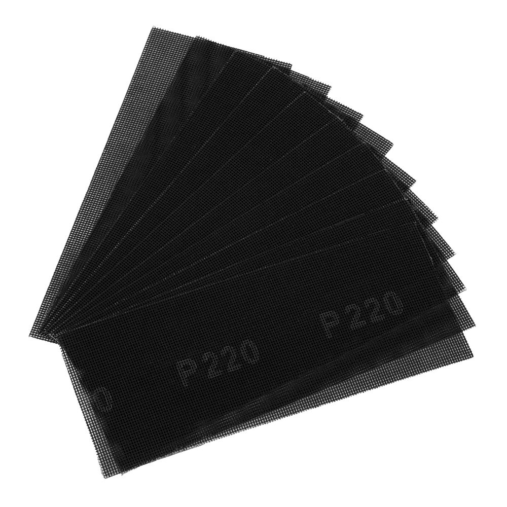 Сетка абразивная, P 220, 115 х 280 мм, 10 шт Sparta (751345)