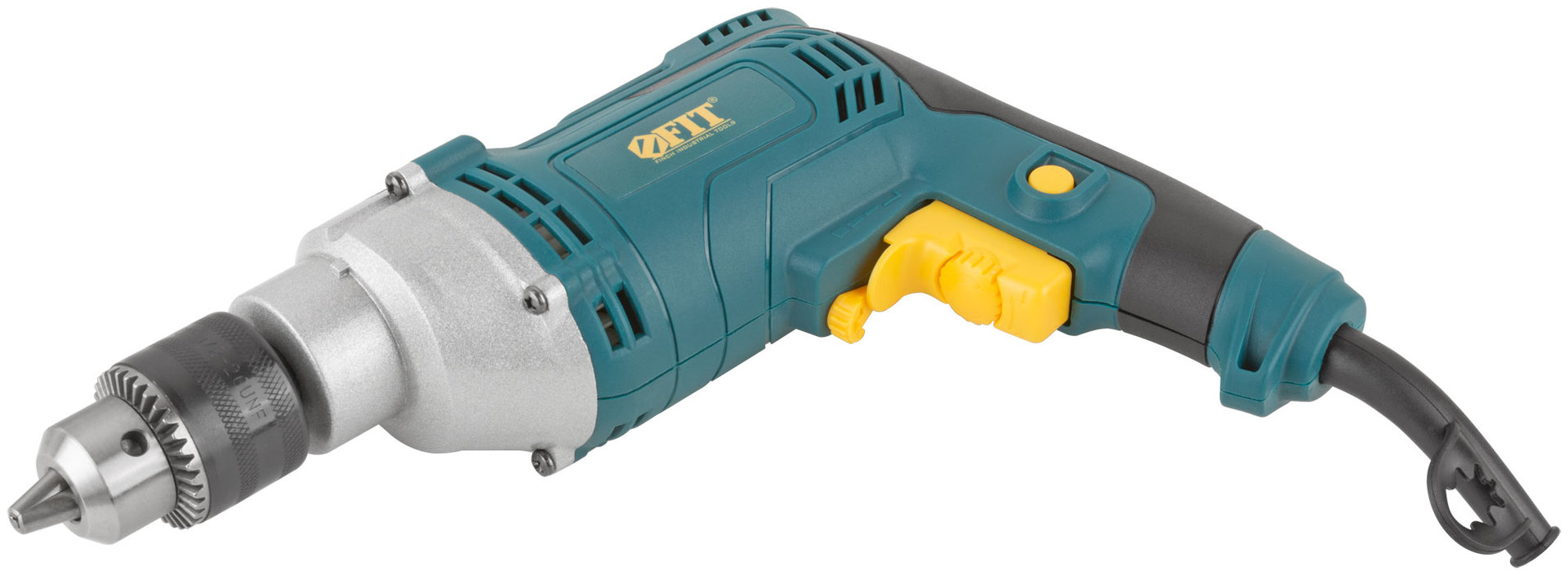 Дрель ударная 750 Вт; 0-3000 об/мин; КлП 13 мм; 2,4 кг; мет. корп.; рез. накл.; коробка (80076)