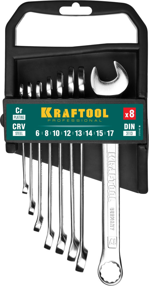 Набор ключей гаечных комбинированных 8 - 19 мм, 8 шт KRAFTOOL 27079-H8C