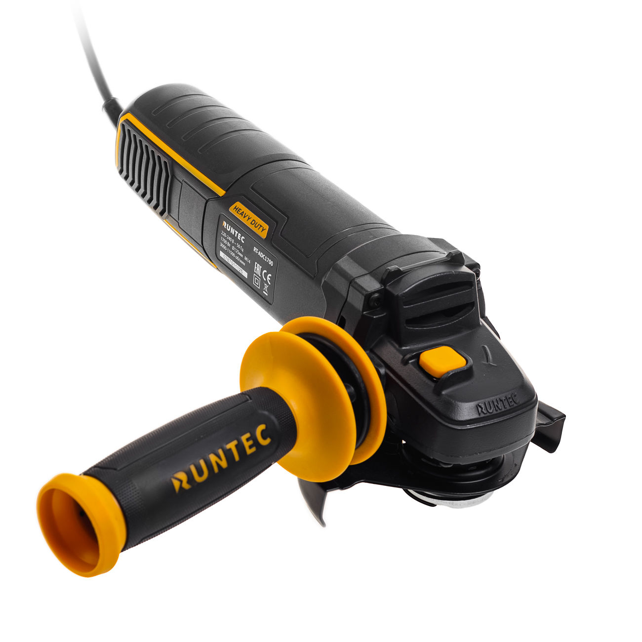 RUNTEC RT-ADC1700 Шлифмашина угловая RUNTEC 125 мм, 220В, 1700Вт (RT-ADC1700)