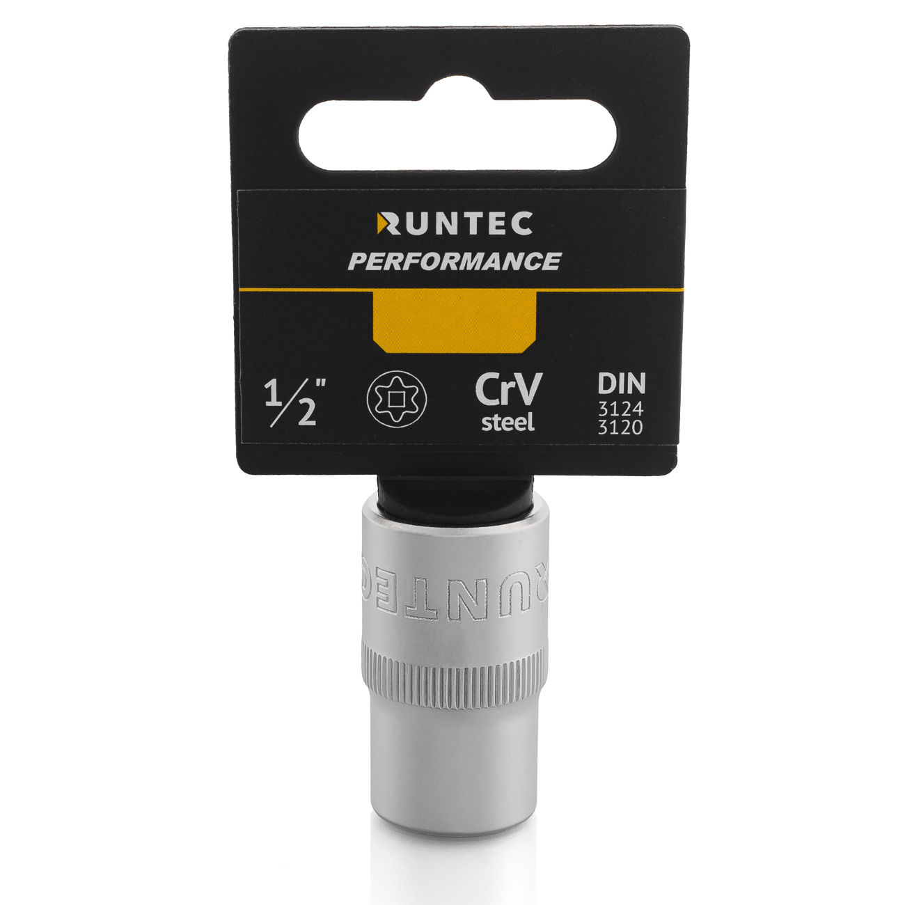 RUNTEC RT-H12SE20 Головка торцевая RUNTEC CrV, E-профиль, 1/2, E20 (RT-H12SE20)