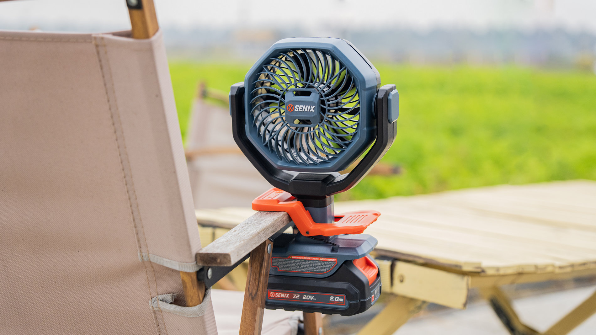 Вентилятор аккумуляторный, без АКБ и ЗУ X2 20В