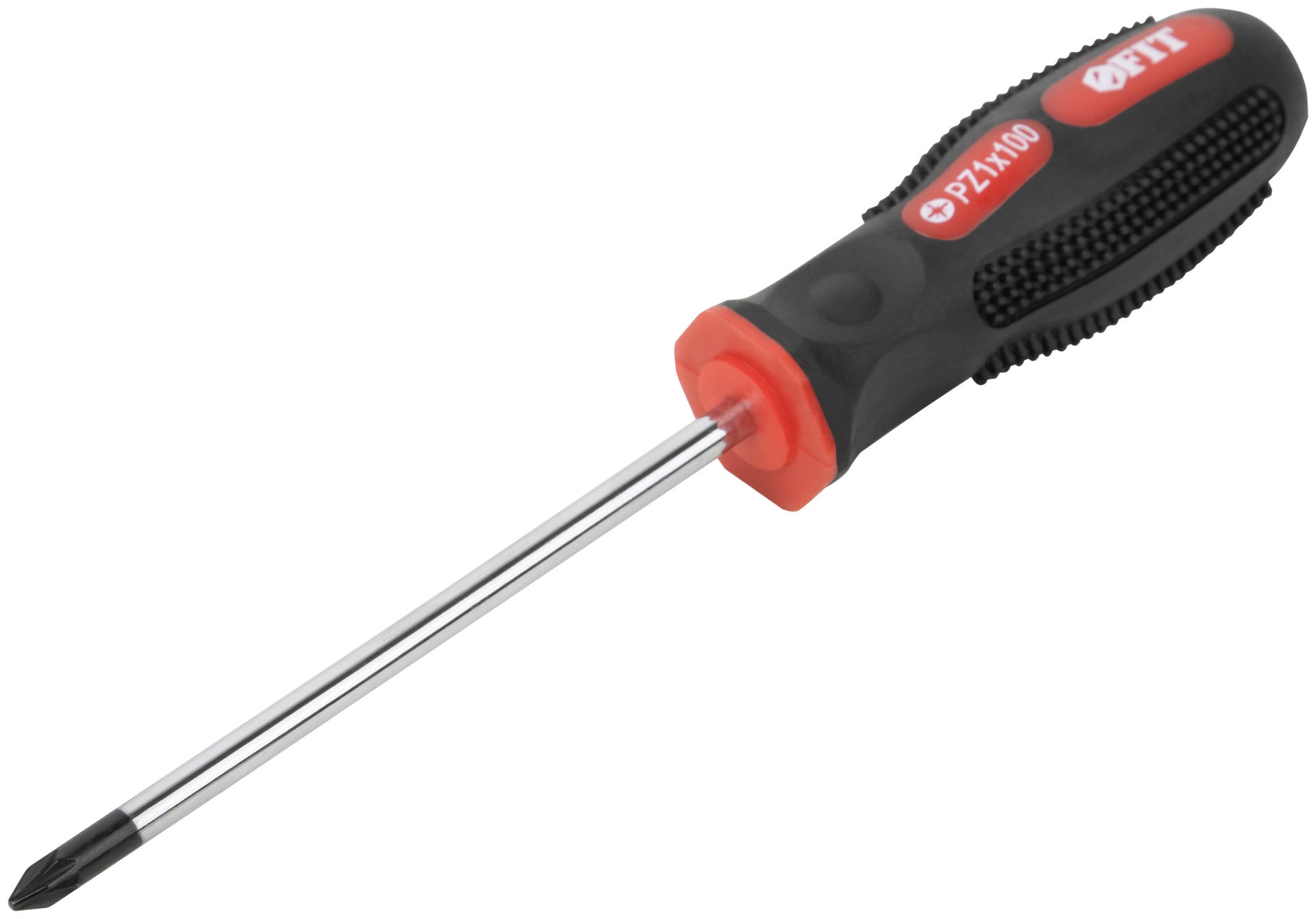 Отвертка Универсал, CrV сталь, прорезиненная ручка 5х100 мм РZ1 (55152)
