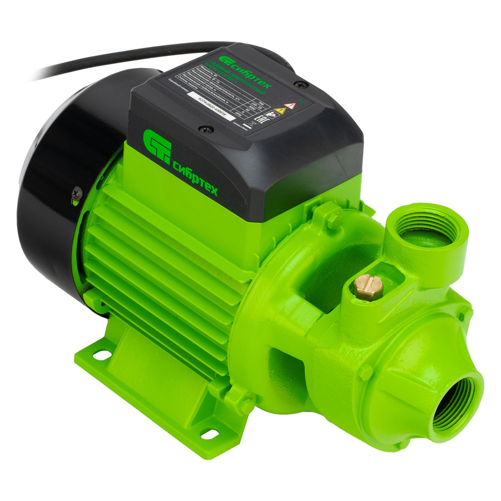 Садовый поверхностный насос СПН700-Ч, 700 Вт, напор 50 м, 3000 л/ч, чугун Сибртех (97243)