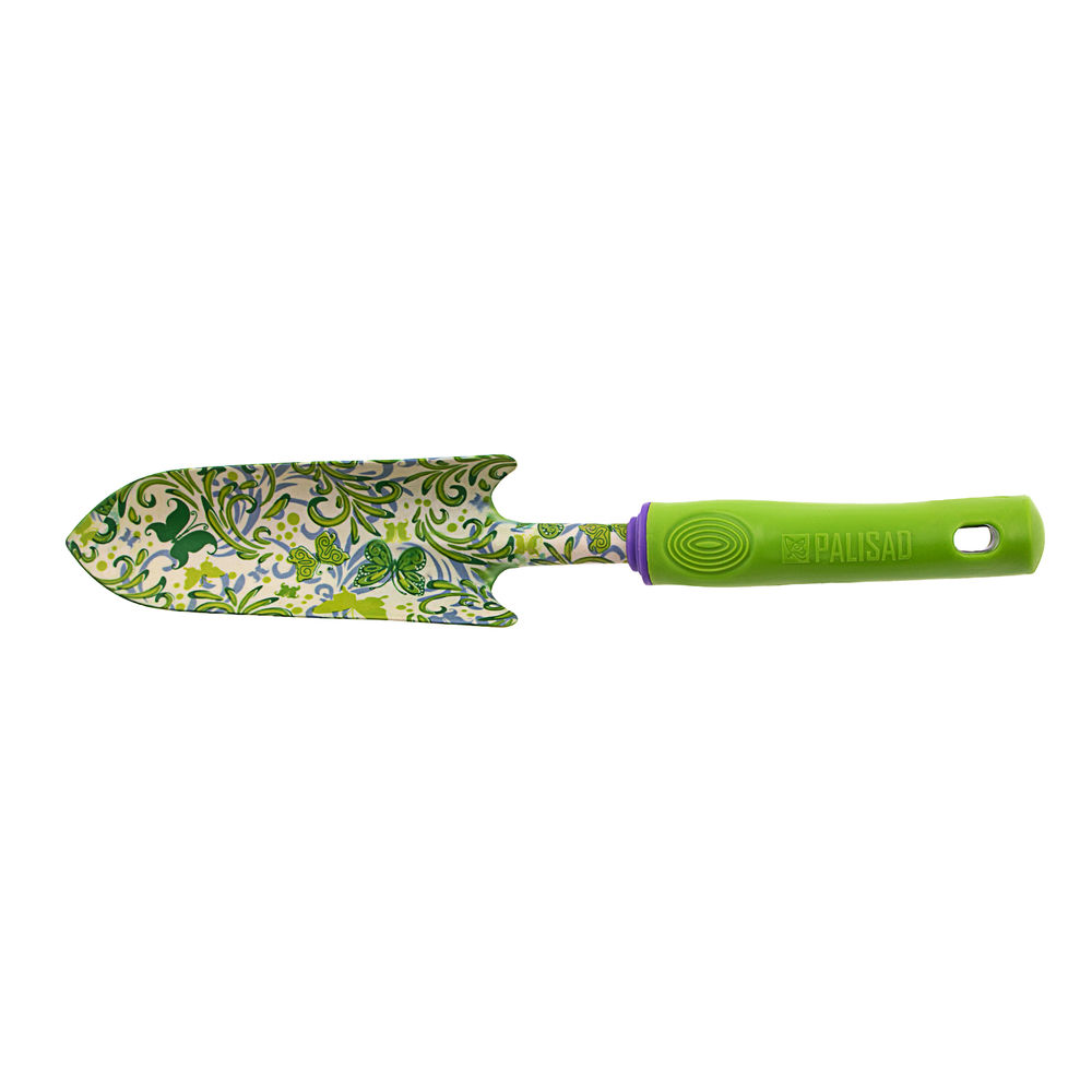 Совок посадочный узкий, 55 х 330 мм, стальной, пластиковая рукоятка, Flower Green, Palisad (620375)