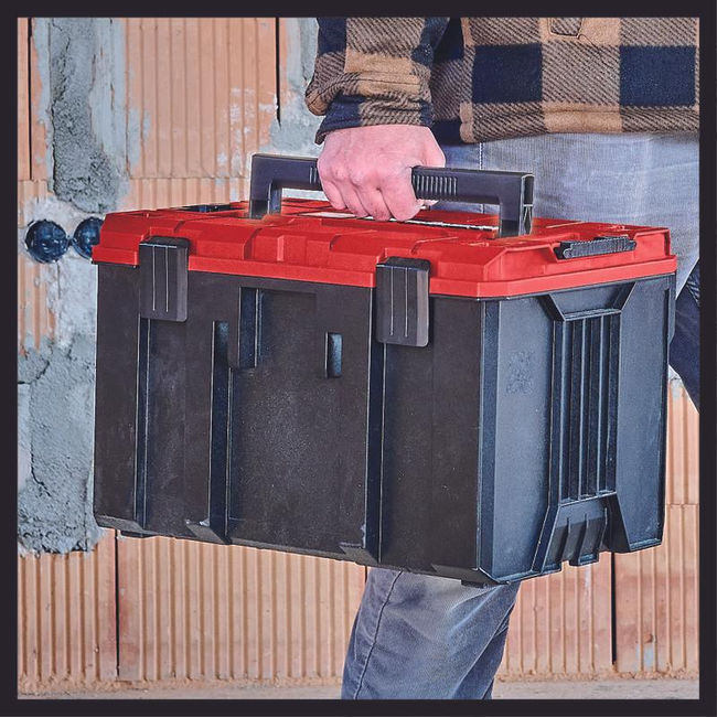 Кейс инструментальный системный Einhell E-Case M, внутренние р. 415х280х250мм,до 90кг (4540021)