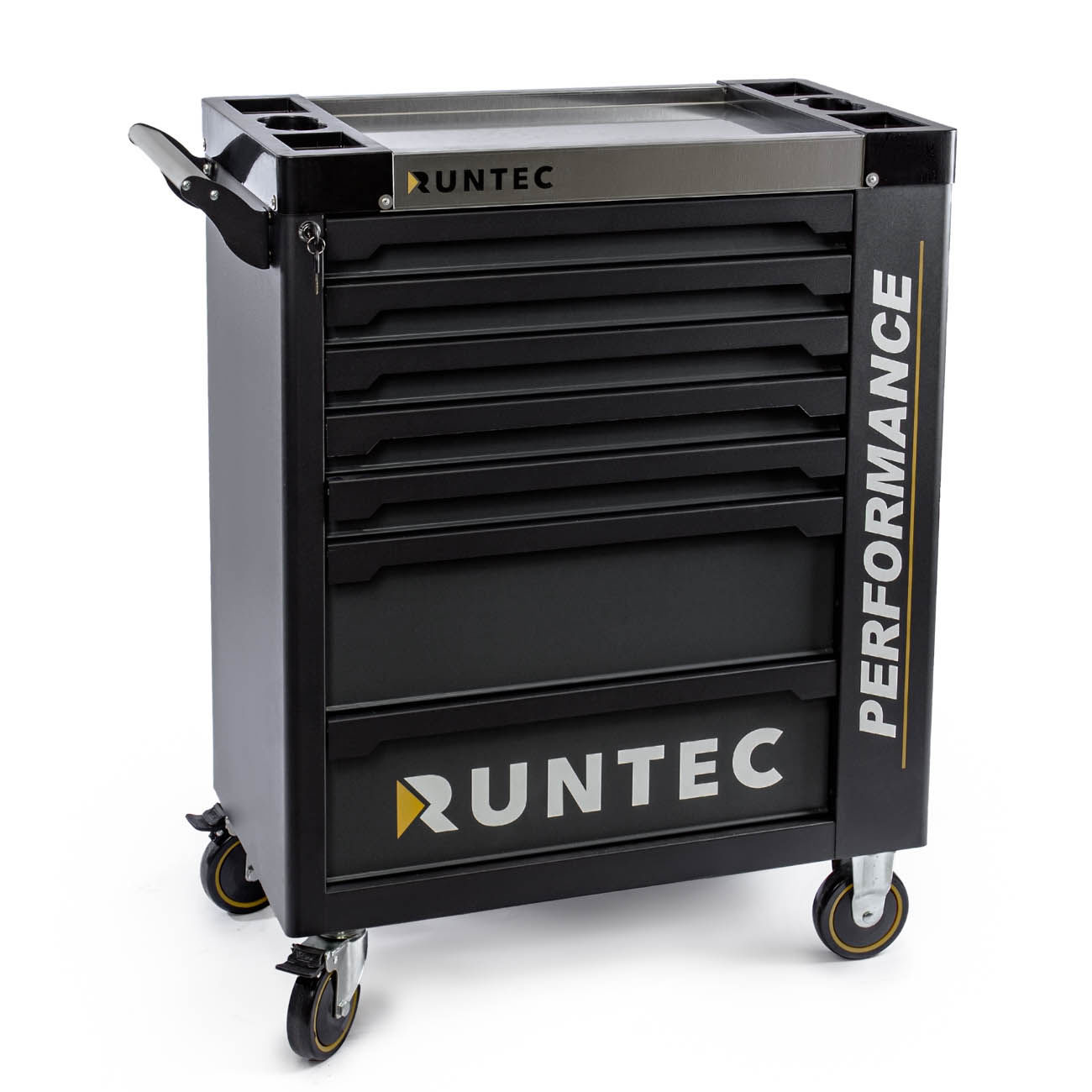 RUNTEC RT-HT313PR7 Тележка инструментальная 7 полочная Performance с комплектом инструмента, 313 предметов (RT-HT313PR7)