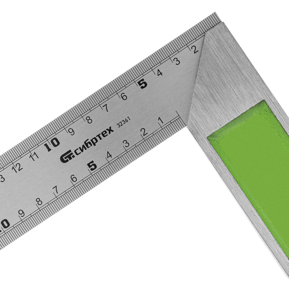 Угольник, 300 мм, металлический Сибртех (32361)