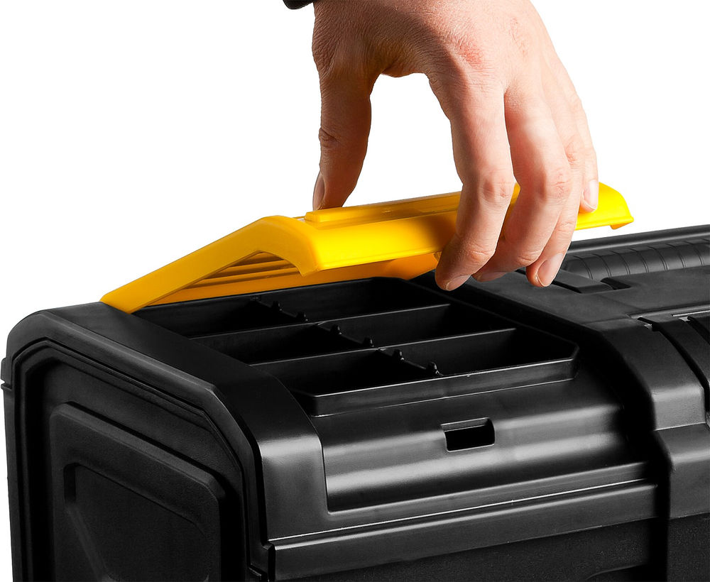 Ящик пластиковый для инструментов 590 х 270 х 255 TOOLBOX-24 Professional STAYER 38167-24