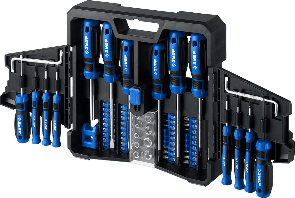 Набор отверток 63 предм. ЗУБР Профессионал 25243