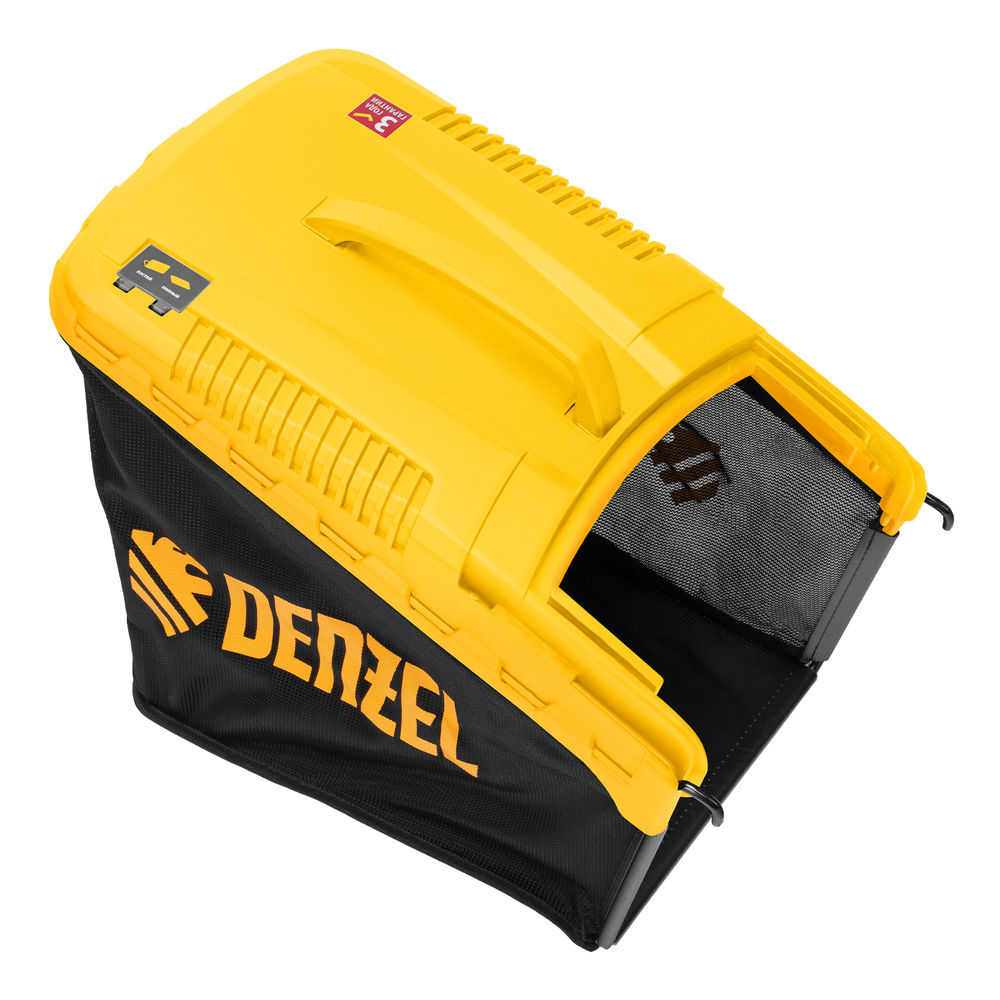 Бензиновая газонокосилка GLT-460SP-T, Trike 149 см3, 46 см, привод, панель, 60л Denzel  (58810)