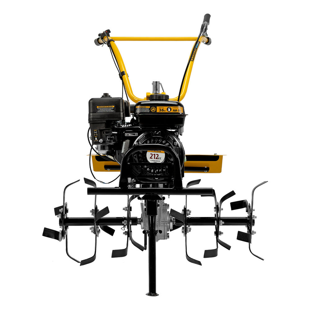 Мотоблок DPT-370X, 7 л.с, дисковое сцепление, ширина 90 см, глубина 35 см, фрез 3 х 4, ВОМ, передачи 3В/1Н Denzel (56406)