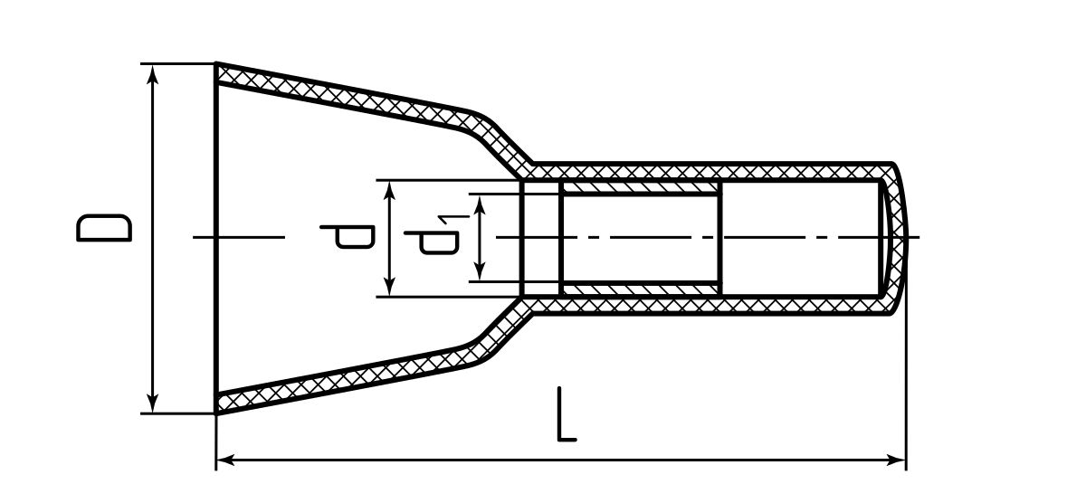 Концевая изолированная заглушка КИЗ-2 (КВТ) (47521)